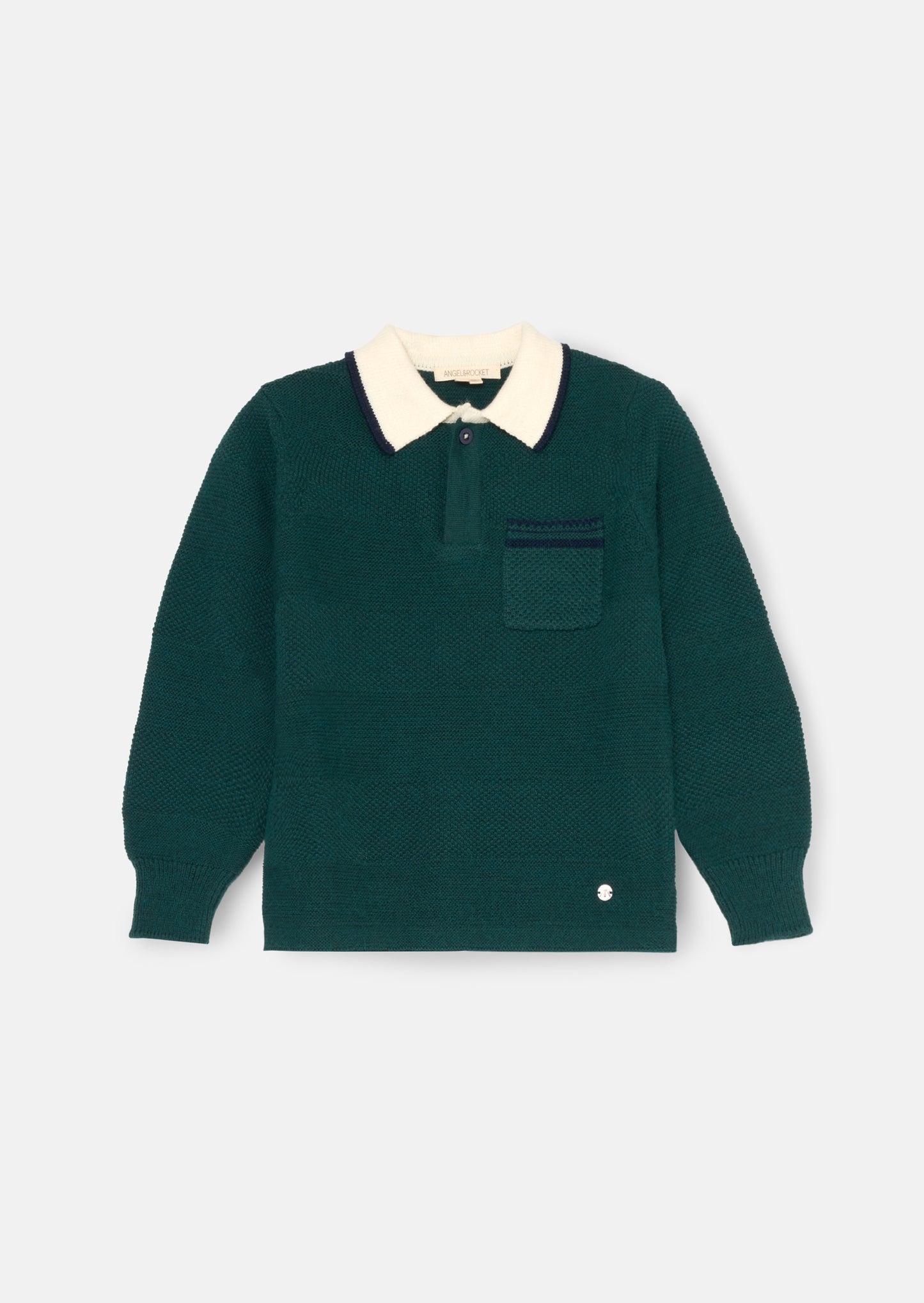 Landon Textured Knitted Polo