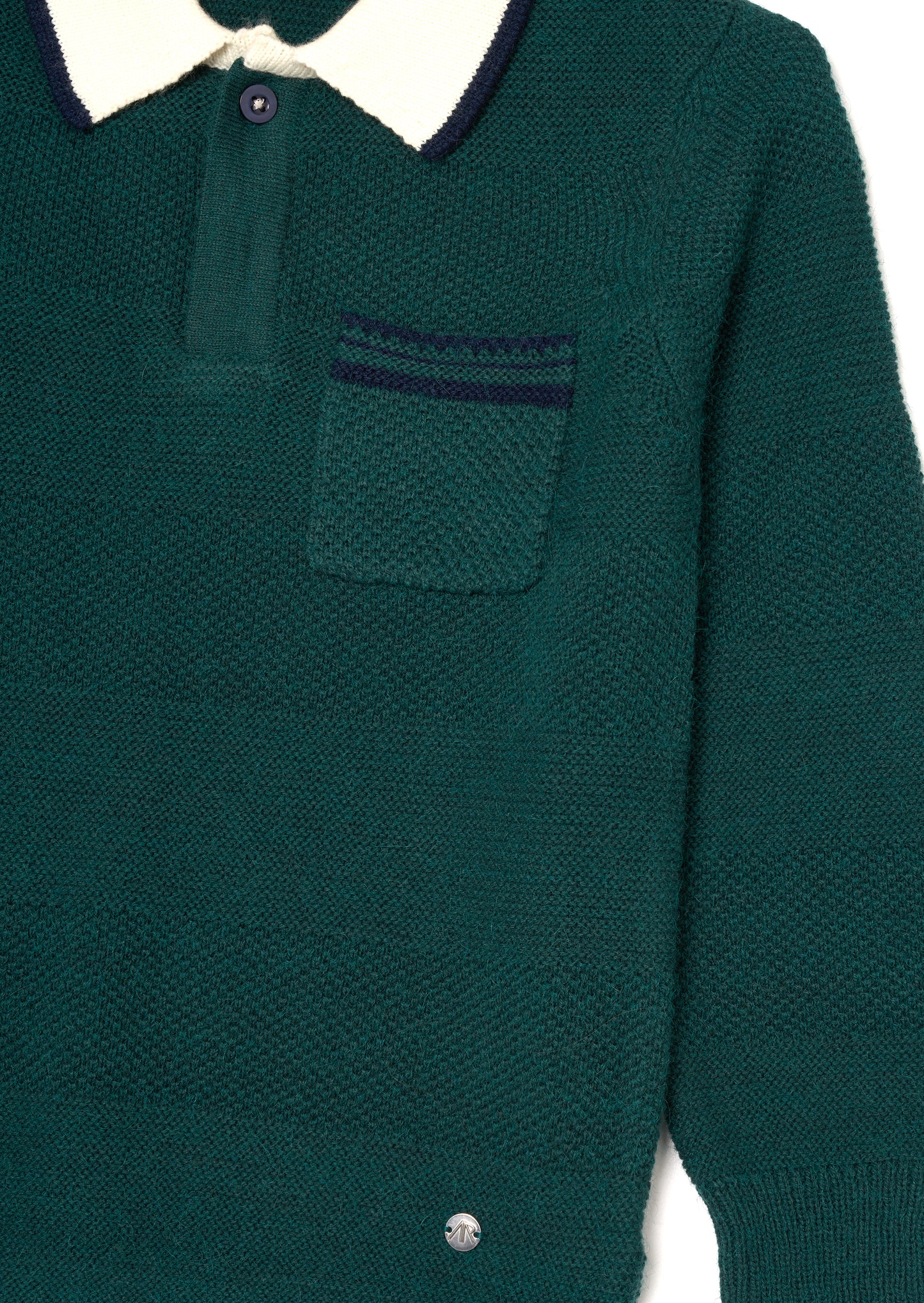 Landon Textured Knitted Polo