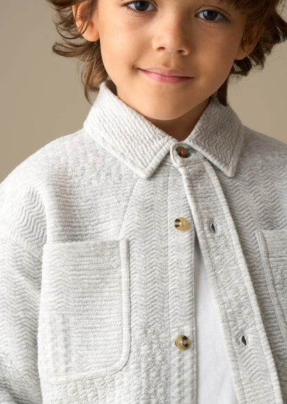 Malik Quilted Knit Shirt