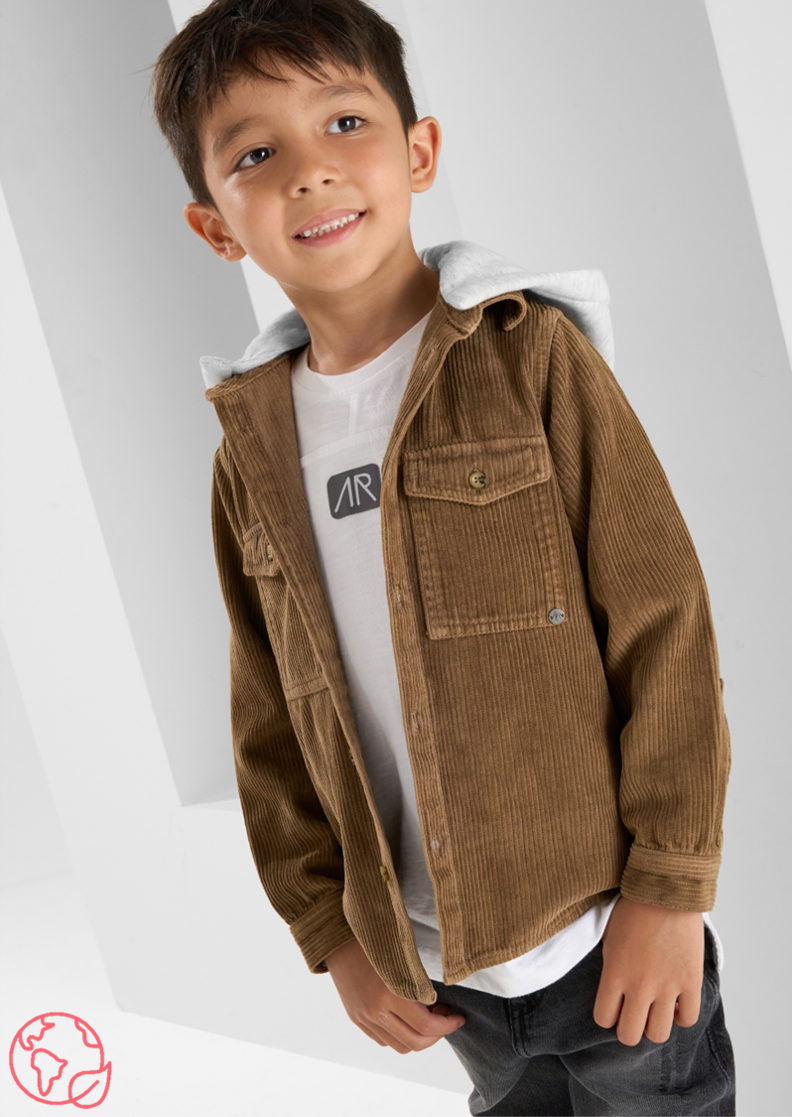 Fox Caramel Cord Shirt